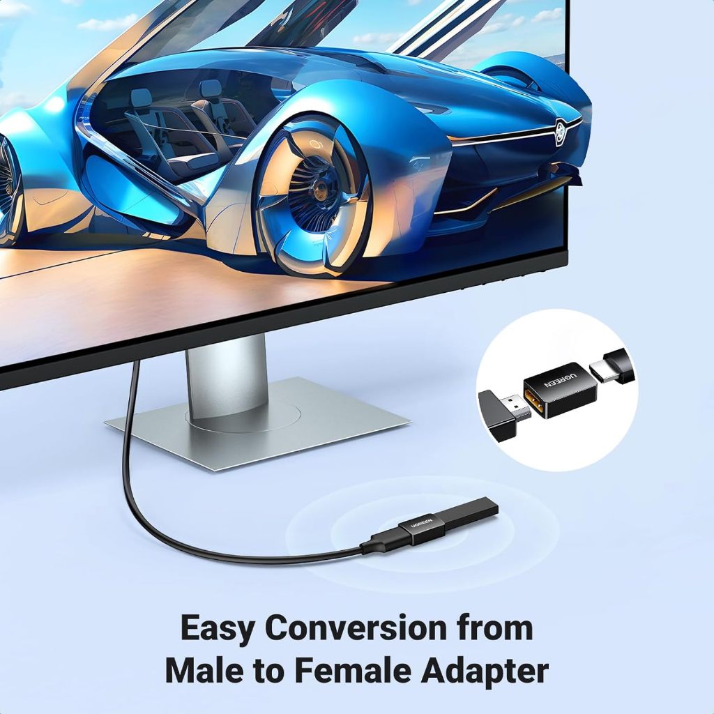 8K HDMI Male to Female Extender Adapter | UGREEN HM-HD(M)-HD(F)