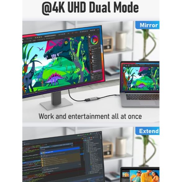 USB-C to HDMI Adapter, DisplayPort over USB-C | CB-DUB-V120