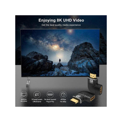 8K HDMI 90° Adapter Male to Female | UGREEN HM-HD(M)-HD(F)-CCW-90