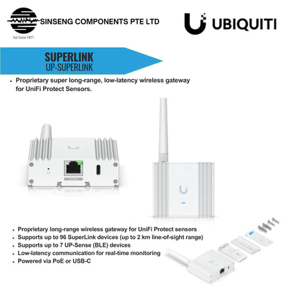 UniFi SuperLink UP-SuperLink Long-Range Wireless Gateway for Protect Sensors
