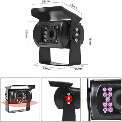 Full-HD 1080P Reverse IR Camera, IP67, 4 Pin Aviation, Wide Angle 2.8mm | SAH73