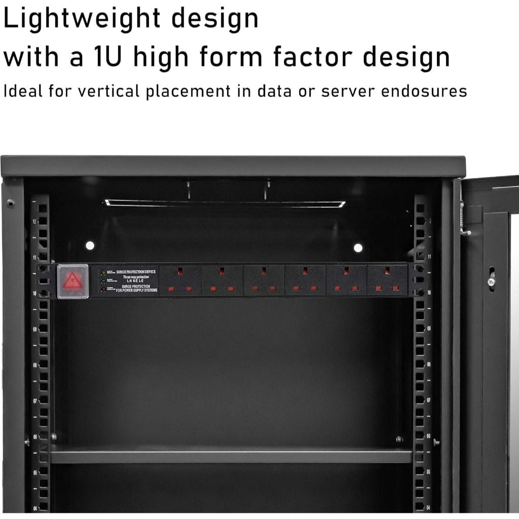 6U/9U/12U/15U/18U/22U/27U Server Rack with 2 Fan/4 Fan and 6 Way / 8 Way UK PDU