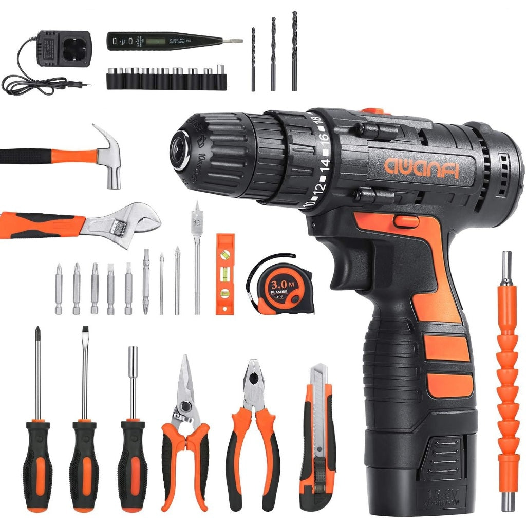 35PCS 12V Cordless Electric Drill Set with Box | 7STS-DC35(12V)