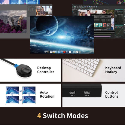 4K 30Hz HDMI KVM Switch with 2 or 4 Ports | HDKVS-02 / HDKVS-04
