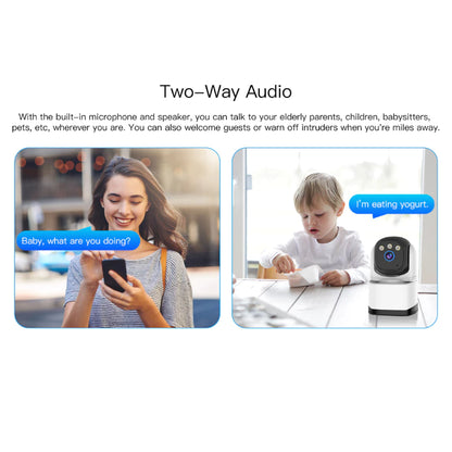 4MP Dual-Band WiFi Camera | Color Night Vision | Pan & Tilt | Two-Way Audio | CS995Q-SP