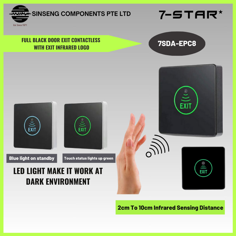 Infrared Contactless Switch with LED Indication | 7SDA-EPC8