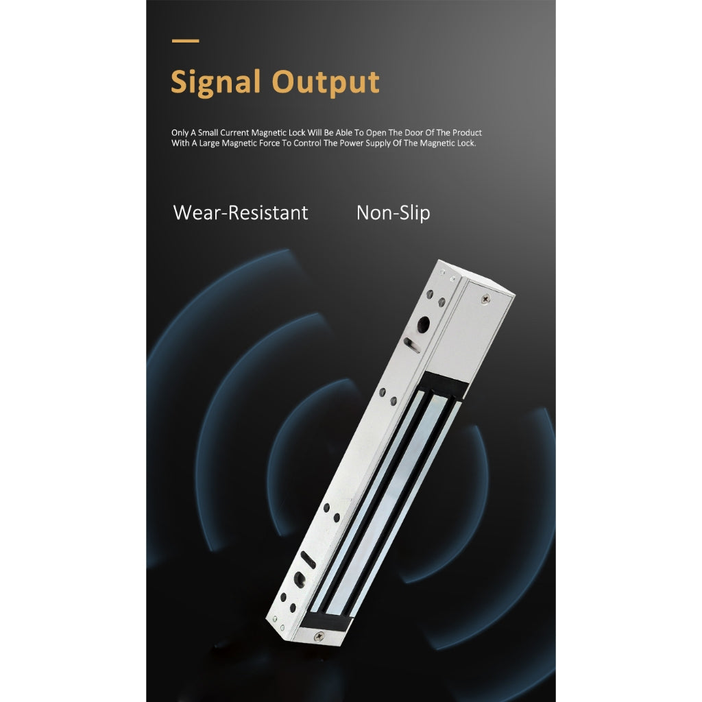 280KG 600lbs 5-Wire Double EM Lock with LED Indicator (Red & Green) | 7SDA-EM600DLED
