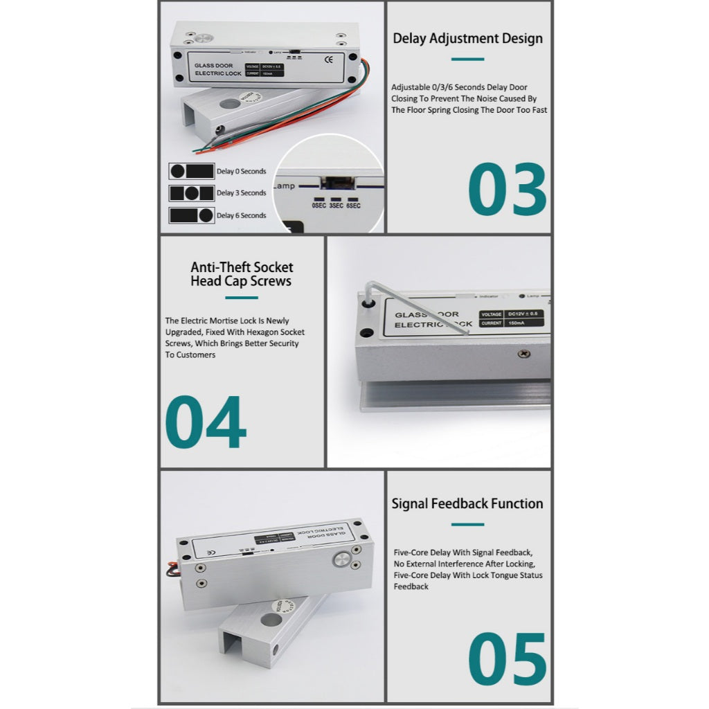 Surface Mount Dropbolt with Time Delay for Door Access | 7SDA-DB5815