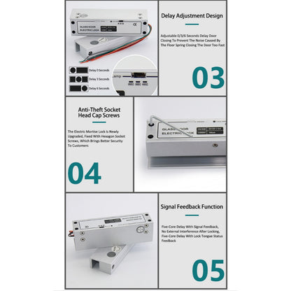 Surface Mount Dropbolt with Time Delay for Door Access | 7SDA-DB5815
