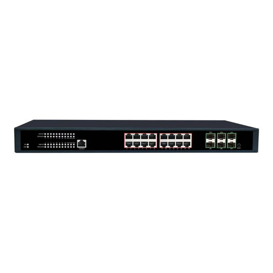16-Port 2.5G PoE Switch with 6× 10G SFP | POE-25G1604-220 (220V)