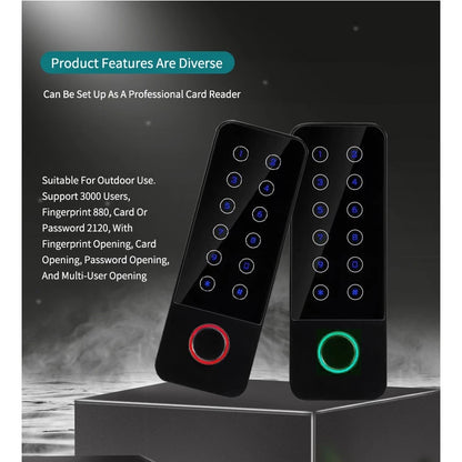 Wifi Mifare MF/RFID EM Card Door Access Control | 7SDA-TY-HF6TEM/MF