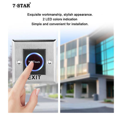 Exit Contactless IR Sensor Button with Backlight & LED Indication | 7SDA-NT86