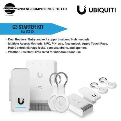 Ubiquiti UA-G3-SK G3 Access Reader Starter Kit with Apple Touch Pass