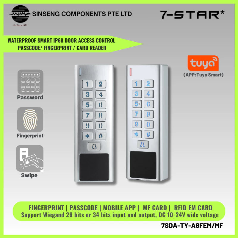 MF Card/RFID EM Card Door Access Control | 7SDA-TY-A8FEM/MF