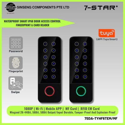 Wifi Mifare MF/RFID EM Card Door Access Control | 7SDA-TY-HF6TEM/MF