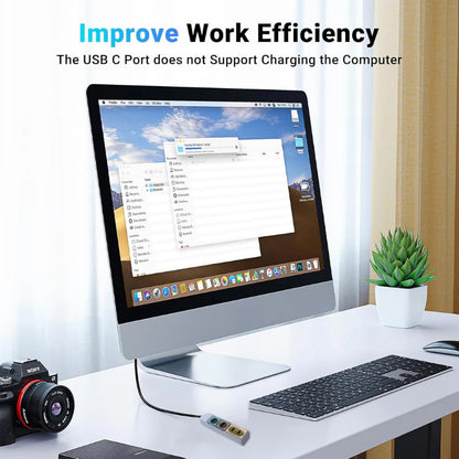 4-in-1 USB 3.2 Type-C Hub | Dual USB & USB Type C  | 10Gbps Data Transfer | 7S-USB-HU-2C2A-G2