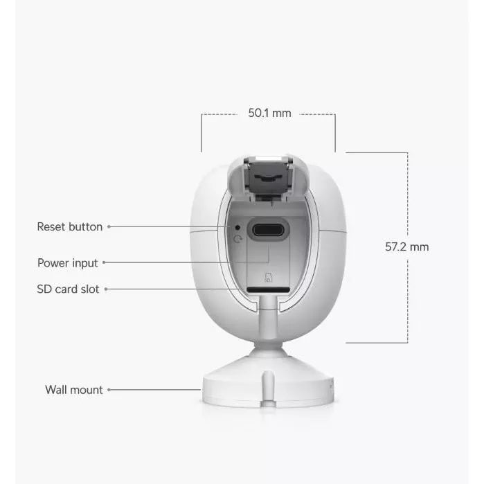 Ubiquiti UVC-G6-INS G6 Instant 8MP 4K AI Cube IP Camera