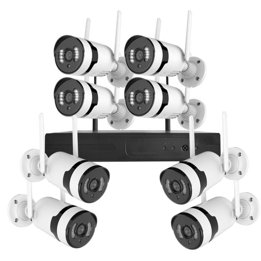 5MP 8CH Wireless NVR Kit | Bullet 2.8mm | 2-Way Audio | NVR5108B-A2