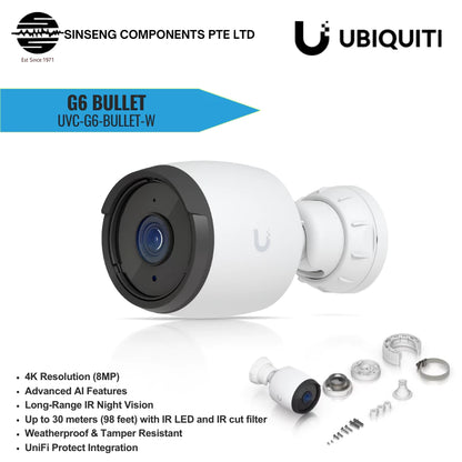 G6 8MP 4K AI Bullet IP Camera | UVC-G6-Bullet