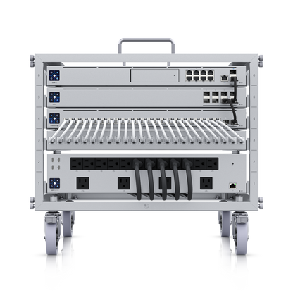Ubiquiti UniFi Toolless Mini Rack U-Rack-6U-TL 6U Open Frame Rack with Lockable Casters | UBQ-U-RACK-6U-TL