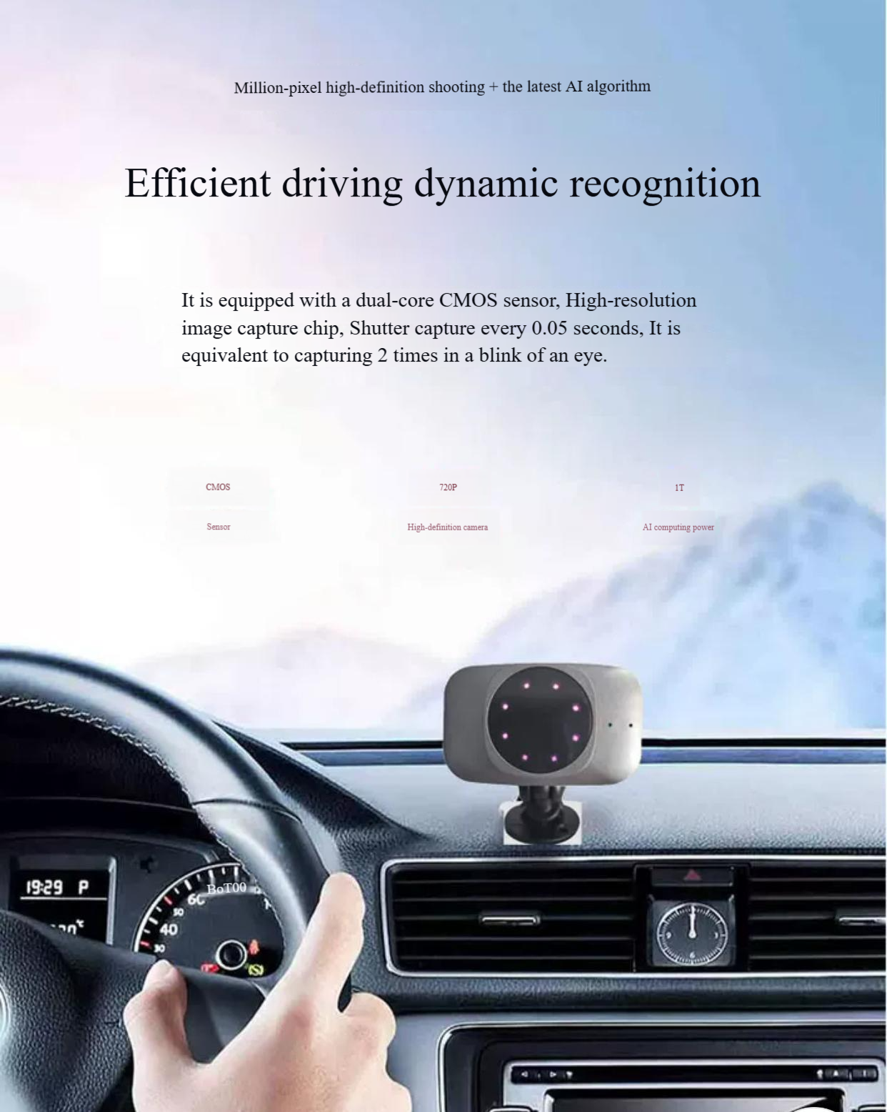 Smart Fatigue Alert Camera with IR Night Vision | SC-DFC229