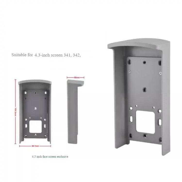 Universal Waterproof Cover for Door Access 4.3" Facial Recognition Machine | DS-BRS3412