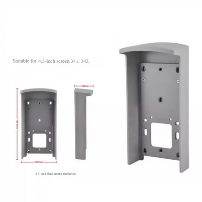 Universal Waterproof Cover for Door Access 4.3" Facial Recognition Machine | DS-BRS3412