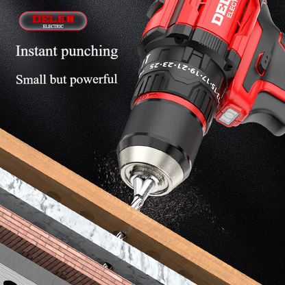 25+3 Dual Speed Cordless Drill with 5.0Ah Battery | 21V | 7STS-DLX-FDR1297