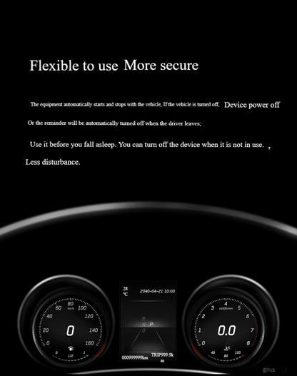 Fatigue Detection Sleep Alarm Lane Warning Collision Sensor for Cars Trucks | SC-DFC349