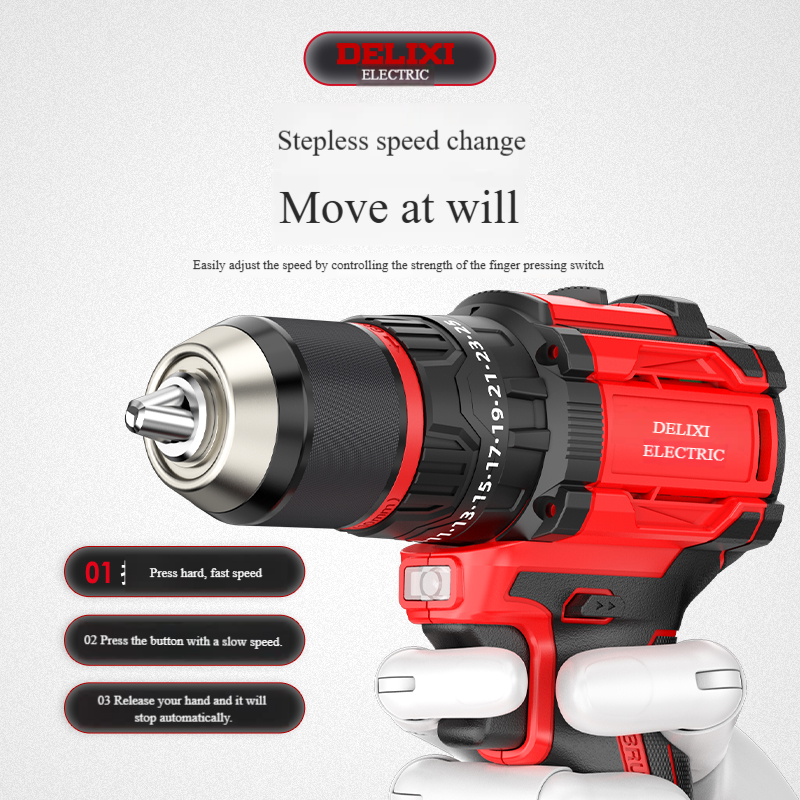 25+3 Dual Speed Cordless Drill with 5.0Ah Battery | 21V | 7STS-DLX-FDR1297