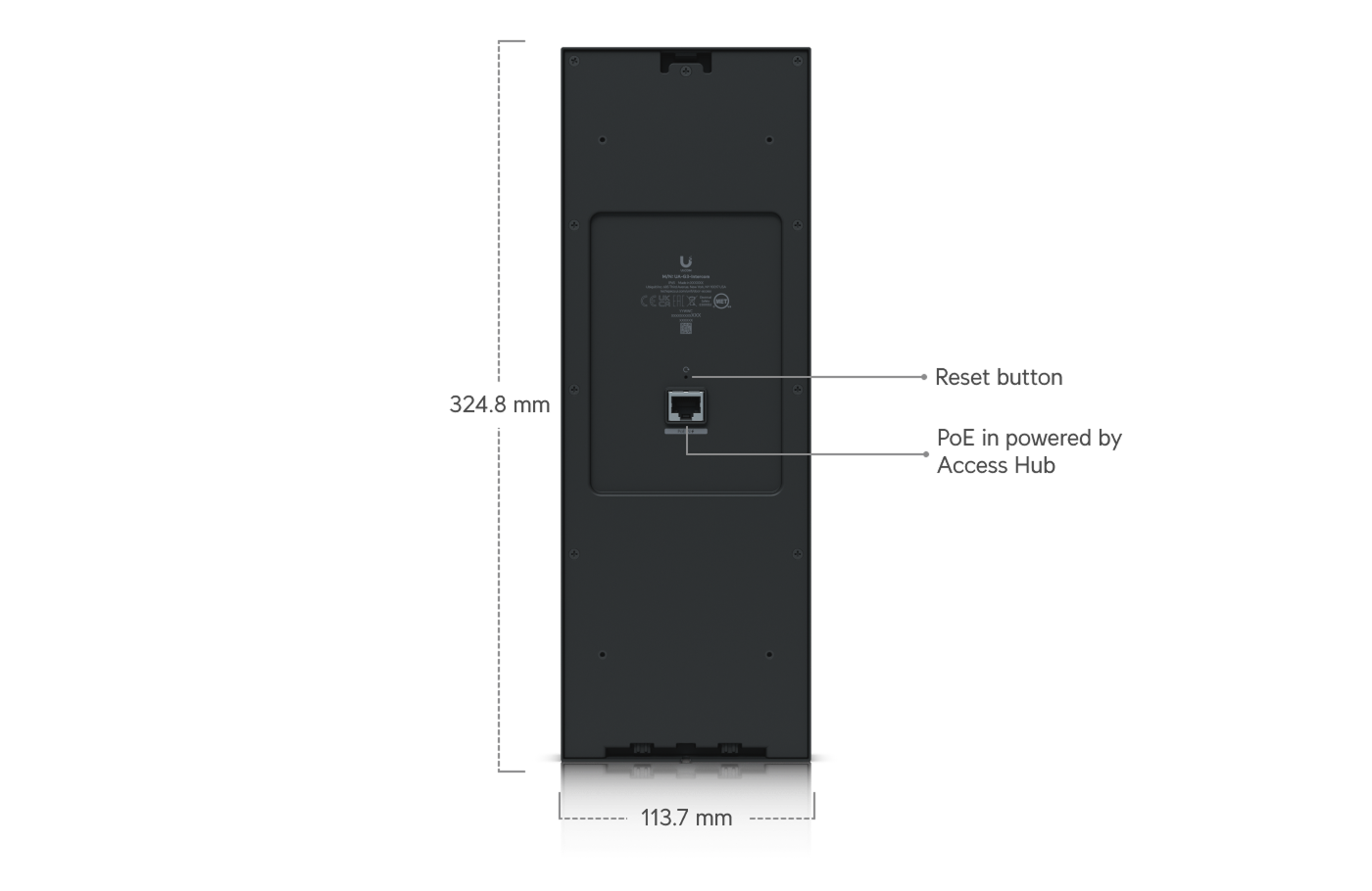 Unifi G3 Intercom Access Reader with Apple Touch Pass / Google Wallet | UA-G3-Intercom