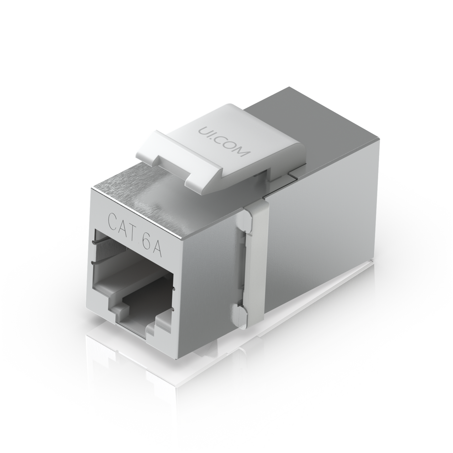 Unifi Pass through Cat6A keystone coupler | UACC-Keystone-Coupler-C6A (12-Pack)