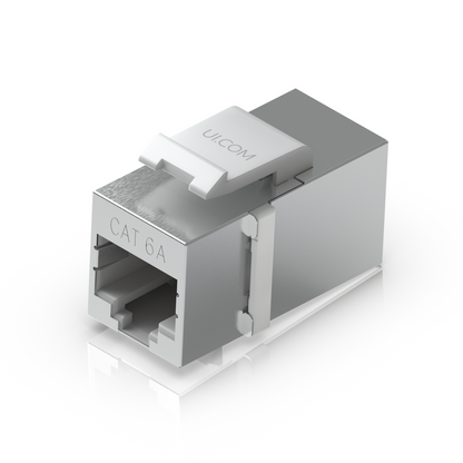 Unifi Pass through Cat6A keystone coupler | UACC-Keystone-Coupler-C6A (12-Pack)