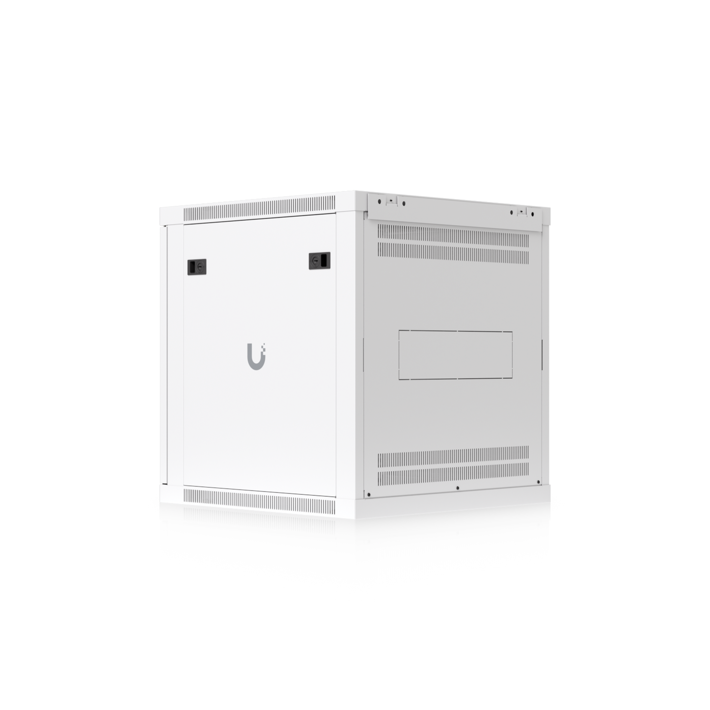 UniFi 12U Wall Mount Rack Cabinet 600mm Glass Door with 2 Cooling Fans | UBQ-UACC-RACK-12U-WALL-600-G