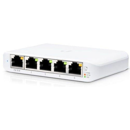 Ubiquiti Networks UniFi USW-Flex-Mini Managed 5-Port Gigabit Switch with USB-C Power Adapter