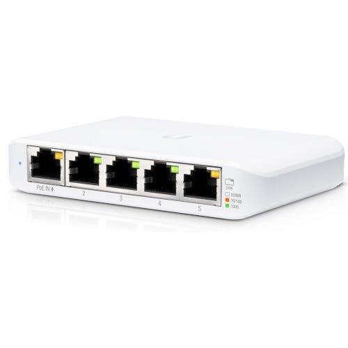 Ubiquiti Networks UniFi USW-Flex-Mini Managed 5-Port Gigabit Switch with USB-C Power Adapter