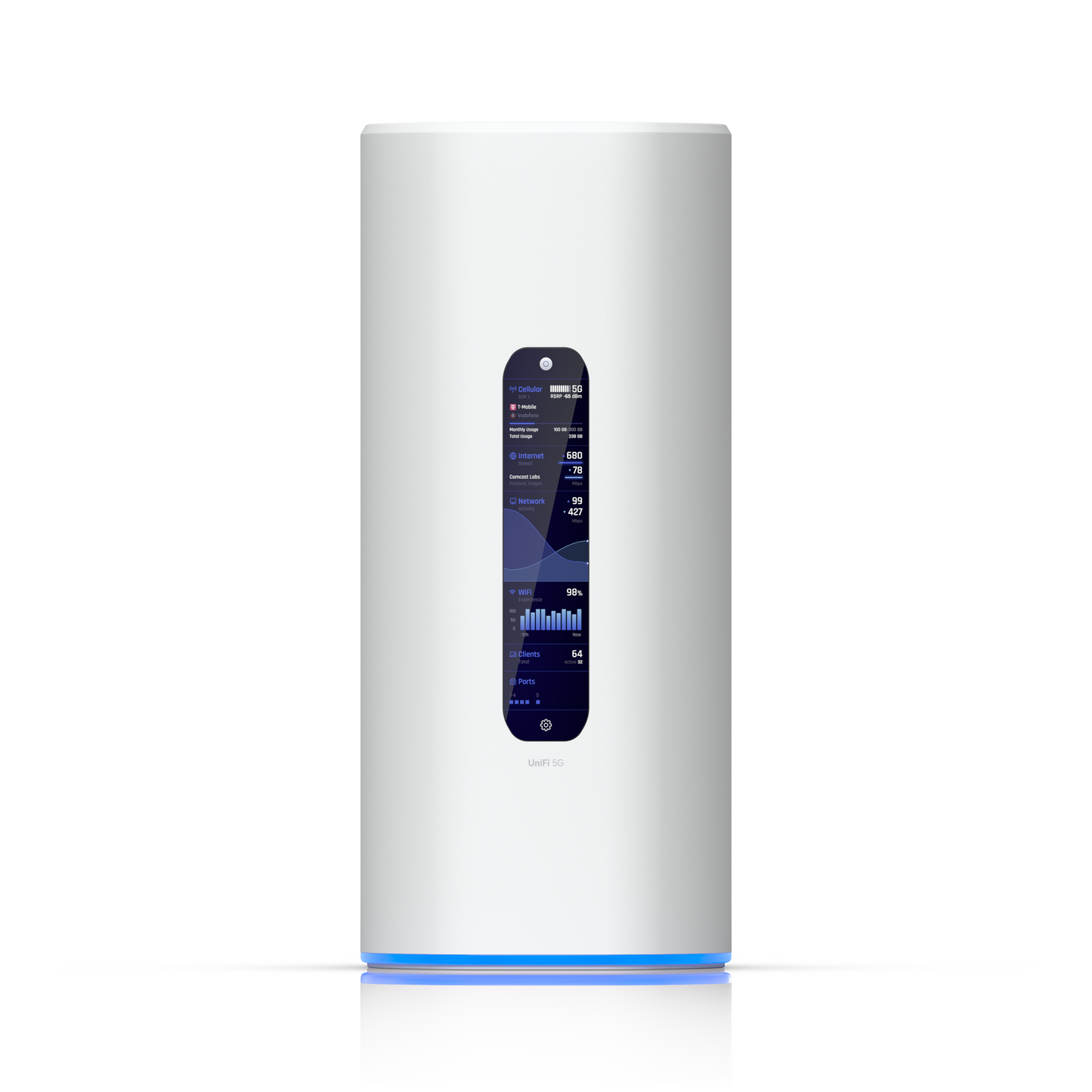 Ubiquiti Dream Router 5G Max (15W) | WiFi 7 All-in-One 5G Cloud Gateway with Multi-WAN & 10G SFP+ | UBQ-UDR-5G-MAX