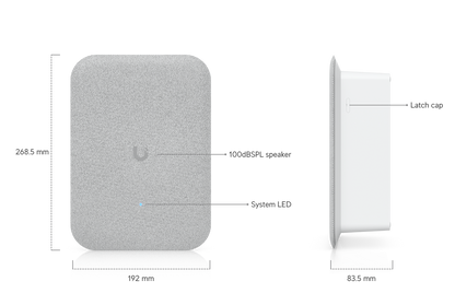 Ubiquiti UniFi Indoor PoE AI Speaker | UBQ-UP-AI-SPEAKER