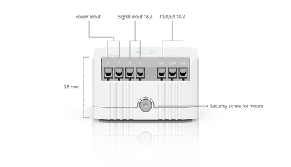 Ubiquiti UniFi USL-Relay | Wireless SuperLink Relay Smart Automation for Gate, Garage Door & Alarm | UBQ-USL-RELAY