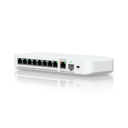 8-Port 2.5GbE Switch 10GbE SPF+ and USB-C | USW-Flex-2.5G-8