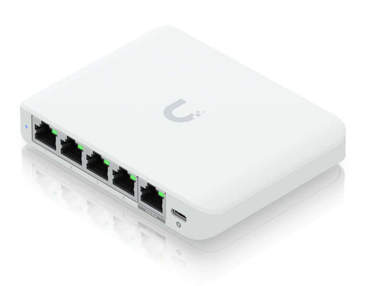 USW-Flex-2.5G-5 Flex Mini 2.5G 5-Port Switch Powered by PoE or USB-C