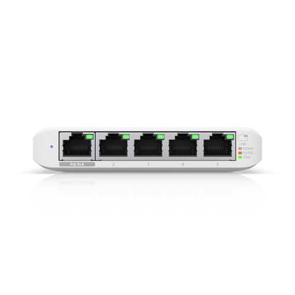 Ubiquiti Networks UniFi USW-Flex-Mini Managed 5-Port Gigabit Switch with USB-C Power Adapter