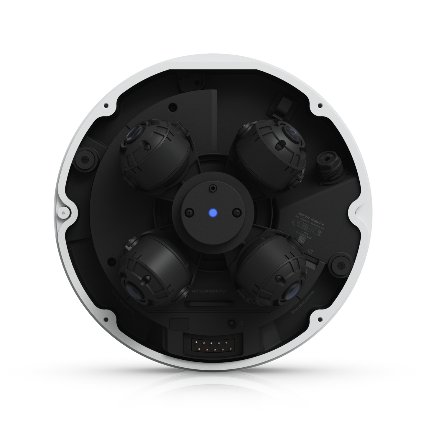 Ubiquiti Unifi AI Multi Sensor 4 32MP PoE++ Multi-Sensor Camera | UBQ-UVC-AI-MS-4-W