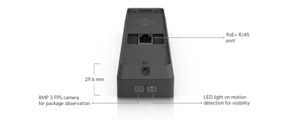 Ubiquiti UniFi G6 Pro Entry with 12MP AI Face Recognition Doorbell Access Reader | UBQ-UVC-G6-PRO-ENTRY